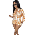 Orange Zebra Jumpsuit